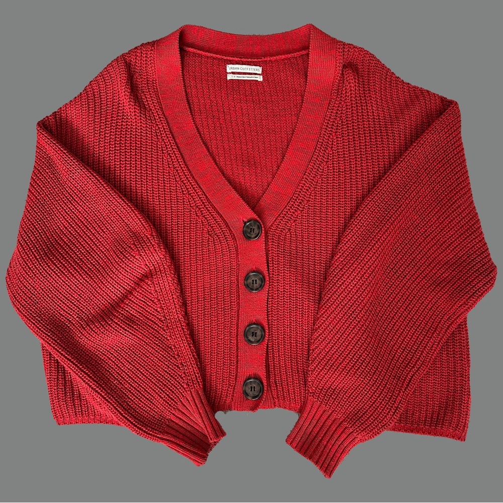 UO Cropped Knit Sweater